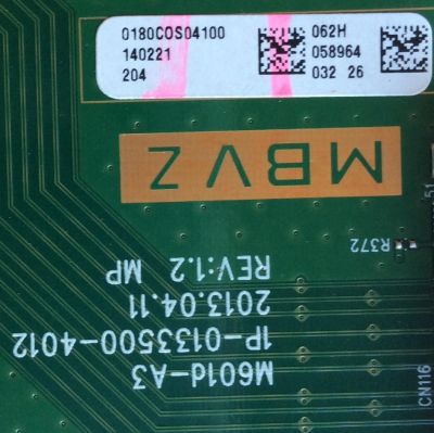 MAIN / VIZIO Y8386062H / 0180COS04100 / Y8386062S / 1P-0133500-4012 / MODELO 60"	 - Imagen 2