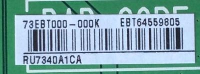 MAIN PARA TV LG / NUMERO DE PARTE EBT64559805 / EAX67267404(1.1) / EAX67267405 / PANEL'S NC490DUE-SADP3 / DISPLAY HV490FHB-N8G / NC490DUE-ABEX1 / MODELOS 49LJ5100-UC BUSYLOR / 49LJ5100-UC BUSGLOR - Imagen 2