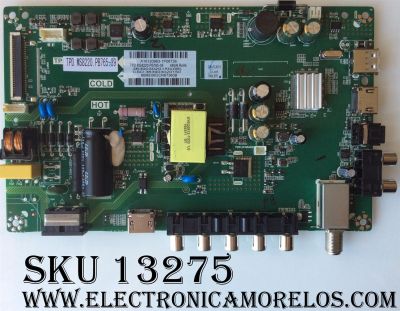 MAIN FUENTE (COMBO) PARA TV VIZIO / NUMERO DE PARTE 3639-0302-0150 / TPD.MS3393.PB765 / 363903020150 / TPD.MS8220.PB765-39 / A16120963 / 3639-0302-0395 / MODELO D39HN-E0 / D39HN-E0 LAUAVLCT