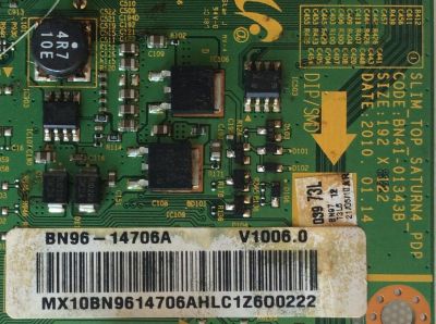 MAIN / SAMSUNG BN94-14706A / BN97-03973L / BN41-01343B / MODELO PL50C430A1DX	 - Imagen 2