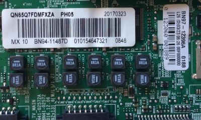 MAIN / SAMSUNG BN94-11487D / BN41-02572A / BN97-12396A / PANEL CY-QM065FLLV2H / MODELOS QN65Q7FAMFXZA FA02 / QN65Q7FDMFXZA FA02 - Imagen 2