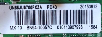 MAIN PARA TV SAMSUNG / NUMERO DE PARTE BN94-10057C / BN41-02344D / BN97-10062C / BN9410057C / PARTE SUSTITUTA BN94-09030A / PANEL CY-WJ055HGLV1H / MODELO UN55JU6700 / UN55JU6700FXZA TH01 - Imagen 2