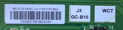 MAIN FUENTE (COMBO) PARA TV LG / NUMERO DE PARTE 5823-A6M68A-0P00 / 43E3100 / 1608607LA8098 / 1608607M / DISPLAY LC430DUY (SH)(A1) / MODELO 43LH5000-UA / 43LH5000-UA.CUSWLH - Imagen 2