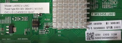 MAIN / SCEPTRE 50023458H00020 / T.MS3458.U801 / 102815046826 / MODELO U435CV-UMC / PANEL LC430EGY(SH)(M1)	 - Imagen 2