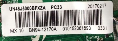 MAIN / SAMSUNG BN94-12170A / BN41-02415C / BN97-13116A / PARTE SUSTITUTA BN94-11383C / PANEL CY-JJ048BGEV4H / MODELO UN48J5000BFXZA BA03 - Imagen 2