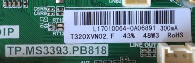 MAIN / ELEMENT L17010064 / TP.MS3393.PB818 / E17005-SY / 890-M00-03N61 / T320XVN02.F	 - Imagen 2