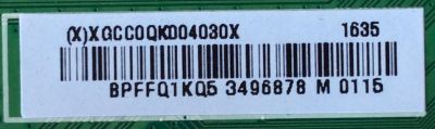 MAIN / SHARP 756TXGCC0QK0040 / 715G7228-M01-001-004Y / XGCC0QK004 / XGCC0QK004040X / (X)XGCC0QK004030X / PANEL TPT500J1-HVN07.U REV:S500C / DISPLAY T500HVN07.5 / MODELO LC-50LB481U - Imagen 2