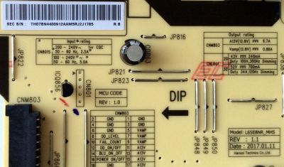 FUENTE DE PODER PARA TV SAMSUNG / NUMERO DE PARTE BN44-00912A / BN4400912A / PANEL CY-SM065FLLV9H / MODELOS UN65MU850DFXZA / UN65MU800DF / UN65MU850DF / UN65MU850DFXZA AA02 / UN65MU8000 / UN65MU8000FXZA AB05 / UN65MU8500 / UN65MU8500FXZA / UN65MU9000 - Imagen 2