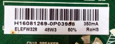 MAIN / FUENTE / (COMBO) ELEMENT H16081269 / TP.MS3393T.PB758 / 20EB / PANEL BOEI320WX1-01 / MODELO ELEFW328	 - Imagen 2