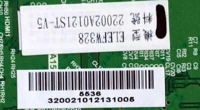 FUENTE / MAIN / (COMBO) ELEMENT H16081316 / TP.MS3393T.PB758 / 5536 / MODELO ELEFW328 / PANEL BOEI320WX1-01	 - Imagen 3