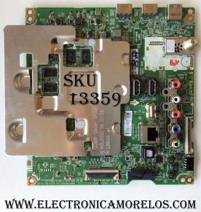 MAIN PARA TV LG / NUMERO DE PARTE EBT64473504 / EAX67187104 / EAX67187104(1.0) / 64473504 / MODELO 75UJ657A-UB / 75UJ657A-UB.BUSYLJR