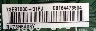 MAIN PARA TV LG / NUMERO DE PARTE EBT64473504 / EAX67187104 / EAX67187104(1.0) / 64473504 / MODELO 75UJ657A-UB / 75UJ657A-UB.BUSYLJR - Imagen 2