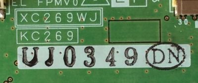 TARJETA DIGITAL / SHARP DUNTKC269VJ03 / XC269WJ / KC269 / UJ03 / MODELO LC-32G4U	 - Imagen 2