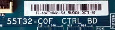 T-CON PARA TV / NUMERO DE PARTE 5543T10C02 / 55.43T10.C02 / 55T32-C0F / PANEL´S HD426K3U51 / T430QVN03.0 / LVU430 / MODELOS 43H7C / 43H6D / 43H7050D / 43S403 / 43S405 / 43S421 / 43S425 / 43S405TCAA / 43S405LDAA / 43S405TDAA / 43S517 / 100012584 (43) - Imagen 2