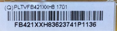 FUENTE DE PODER / VIZIO PLTVFB421XXH8 / 715G7735-P01-000-002S / FB421XXH8 / (Q)PLTVFB421XXH8 / MODELOS D32HN-E1 / D32HN-E1 LTT3VMCS / D32HN-E1 LTTEVMKT - Imagen 2