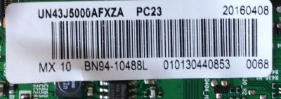 MAIN/ SAMSUNG BN94-10488L / BN97-09523Y / BN41-02415B / MODELO UN43J5000AFXZA  / PANEL CY-JJ043BGEV1H	 - Imagen 2