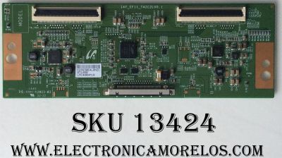 T-CON PARA TV HISENSE / NUMERO DE PARTE LJ94-29830E / 14Y_EF11_TA2C2LV0.1 / 29830E / PANEL HD400DF-B31\S1\GM\ROH / LSC400HM10-S01 / MODELOS 40H5B / ELEFT406 A1500 / LE55G508 / E40-C2LWZQSFAR