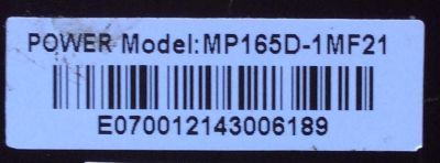 FUENTE DE PODER / HITACHI 850068443 / MP165D-1MF21 / MODELO LE50H508 /\ LE46H508	 - Imagen 2