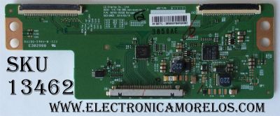 T-CON PARA TV HITACHI / NUMERO DE PARTE 6871L-3850A / 6870C-0532B / 3850A / PANEL LC490DUY-SHA2 / DISPLAY LC490DUY (SH)(A2) / MODELOS LE49A509 / 49L310U / 49L420U / 49LF421U19 / HKP49SM9