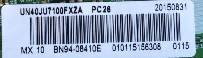 MAIN PARA TV SAMSUNG / NUMERO DE PARTE BN94-08410E / BN41-02356A / BN97-09415A / BN9408410E / PANEL CY-GJ040FLLV1H / MODELO UN40JU7100 / UN40JU7100FXZA TS01 - Imagen 2