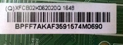 MAIN ORIGINAL PARA TV VIZIO / NUMERO DE PARTE XFCB02K062 / 715G8093-M01-000-004T / 756TXFCB02K062 / 756TXFCB02K0620 / PANEL TPT430H3-DUYSHA.G REV:S1G / MODELOS D43-D1 / D43-D1 LTT7ULBS / D43-D1 LTT7ULCS - Imagen 2