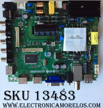 MAIN / FUENTE (COMBO) / RCA 21005686 / E17037-KK / TP.MS3393.PB801 / PANEL´S MD5004YTIF / V500HJ1-PE8 / MODELOS LED50B45RQ / ELEFW5017 LE-50GV350-D3 / ELEFW5017 C7C0M0A3D