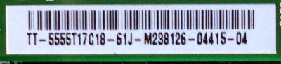 T-CON / SCEPTRE 55.55T17.C18 / 5555T17C18 / T550QVN02.0 / 55T17-C0A / MODELO U55 A1IV58AA	 - Imagen 2