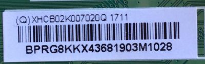 MAIN PARA TV VIZIO / NUMERO DE PARTE 756TXHCB02K007 / XHCB02K007 / 715G8320-M01-B00-004T / PANEL TPT390J1-HVN04.U S002A / MODELOS D39F-E1 LTTWVLAT / D39F-E1 LTTWVLKT / D39F-E1 LTTWVLKU / PANEL Y MODELO COMPATBLE TPT430H3-HVN01.U REV:S272R / D43F-E1 - Imagen 2