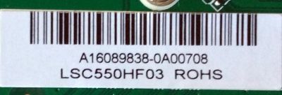 TARJETA INTERFAZ / VERA A16089838 / PL.MS6M30K.1 / LSC550HF03 / MODELO 55AER10 / PANEL 55KD6A	 - Imagen 2