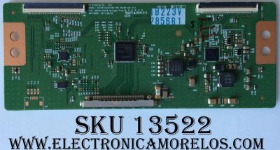 T-CON PARA TV LG / NUMERO DE PARTE 2856B / 6870C-0401B / SUSTITUTAS 6871L-2753M / PANEL LC550EUE(SE)(F1) / MODELO 55LM5800-UC