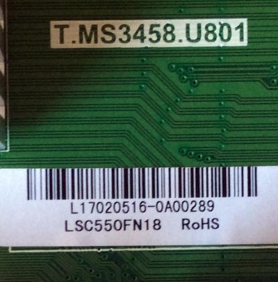 MAIN / PROSCAN L17020516 / T.MS3458.U801 / MODELO PLDED5515-D-UHD	 - Imagen 2