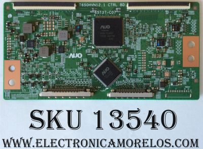 T-CON / SHARP  TV NUMERTO DE PARTE 55.65T37.C0 / 9LE098102657707 / 5565T37C02 / 55.65T37.C02 / T650HVN12.1 CTRL BD / 65T37-C07 / MODELO LC-65LE654U / PANEL R1LK800D3GW10Z	