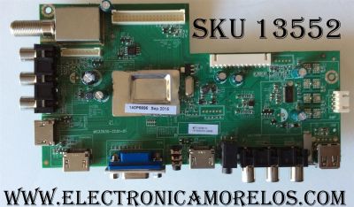 MAIN / PROSCAN 1010033370 / 140P6695 / 1010033370-05065 / MS33930-ZC01-01 / MODELO PLED5529A	