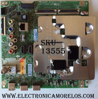 MAIN PARA TV LG / NUMERO DE PARTE EBT64616203 / EAX67146203(1.1) / PANEL HC550EGG-ABSR1-214X / MODELO 55UJ6540-UB BUSTLJR