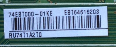 MAIN PARA TV LG / NUMERO DE PARTE EBT64616203 / EAX67146203(1.1) / PANEL HC550EGG-ABSR1-214X / MODELO 55UJ6540-UB BUSTLJR - Imagen 2