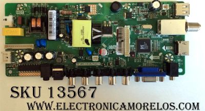 MAIN FUENTE / ATVIO B16043429 / TP.MS3393A.PA671 / SY16130 / 890-M00-00E63 / VER:bb49 / MODELO D236T1NNAHYA  / PANEL V236BJ1-P03	