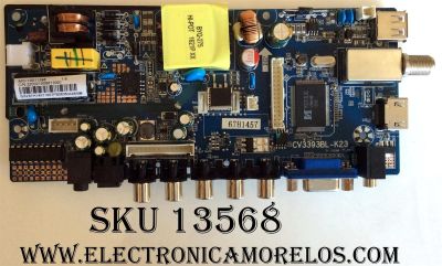 MAIN / FUENTE / SCEPTRE 67H1457 / CV3393BL-K23 / 10011398 / MODELO E19 E195BV-SHDE	