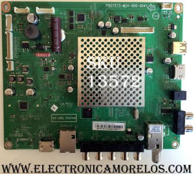 MAIN / VIZIO 756TXFCB02K0590 / 715G7573-M2A-000-004Y / 715G7573-M01-000-004Y/ (Q)XFCB02K059010Q / MODELO E32-C1 LTT7SJFR / DISPLAY LC320EUJ(FF)(E2) / PANEL TPT315B5-EUJFFE REV:SIG	