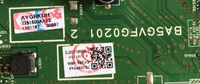 MAIN / FUNAI AYGRKUH / AYGRK-MMA / BA5GVFG0201 2 / MODELO  FW55D25F B DS8 / PANEL U5DR4XH 	 - Imagen 2