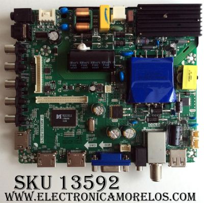 MAIN / FUENTE / (COMBO) / ELEMENT K17020332 / TP.MS3393.PB751 / MODELO ELFW4017 / PANEL LQ400D3HD1K	