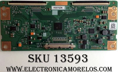 T-CON / ELEMENT 1P-0149X00-4011 / K0075ZN / E88441 / MODELO ELFW4017 / PANEL LQ400D3HD1K	