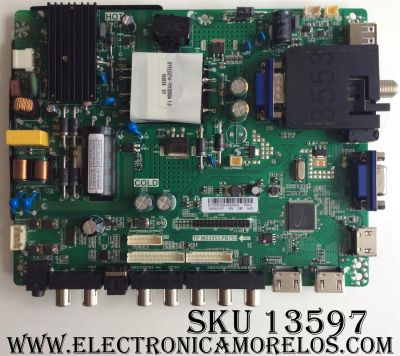 MAIN / FUENTE (COMBO) B17030758 / TP.MS3553.PB753 / MODELO E40 CNSV53DB / PANEL V400HJ6-PE1	