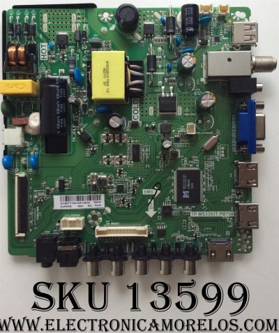 MAIN / FUENTE / (COMBO) / ELEMENT H16071104 / 20EB / TP.MS3393T.PB758 / MODELO ELEFW328 / PANEL BOEI320WX1-01	