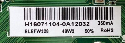 MAIN / FUENTE / (COMBO) / ELEMENT H16071104 / 20EB / TP.MS3393T.PB758 / MODELO ELEFW328 / PANEL BOEI320WX1-01	 - Imagen 3