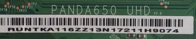 T-CON / HAIER RUNTKA116ZZ / PANDA650 UHD / MODELO 65UF2505	 - Imagen 2