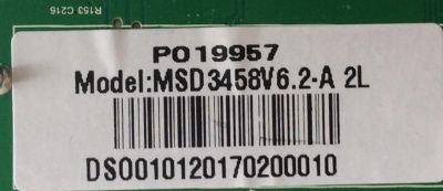 MAIN / RCA MSD3458V6.2-A / P019957 / MSD3458V6.2-A 2L / MSD3458 V6.2 / PANEL LC650RU1A / MODELO RTU6549 - Imagen 2