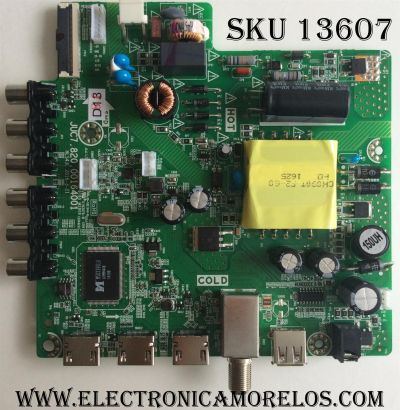 MAIN / FUENTE /  (COMBO)  HITACHI 999E6HY / JUC7.820.00164001 / MODELO 40A3 / PANEL C400F16-E2-S(G01)	