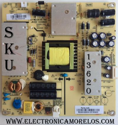 FUENTE DE PODER / RCA RE46HQ0834 / RS095D-3T01 / 3BS00089 01GP / MODELO PLD40A45RQ	