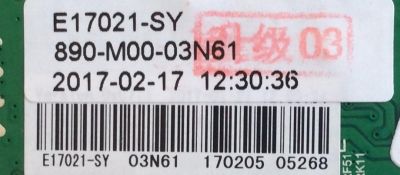MAIN / FUENTE / (COMBO) / ELEMENT L17010261 / TP.MS3393.PB818 / E17021-SY / 890-M00-03N61 / MODELO ELEFW328 / PANEL LSC320AN10	 - Imagen 3