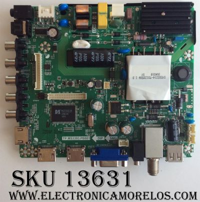 MAIN / FUENTE (COMBO) / ELEMENT K17010206 / E17023-2-SY / 890-M00-06NBX / TP.MS3393.PB801 / MODELO ELEFW3916 / PANEL LC390TU1A	